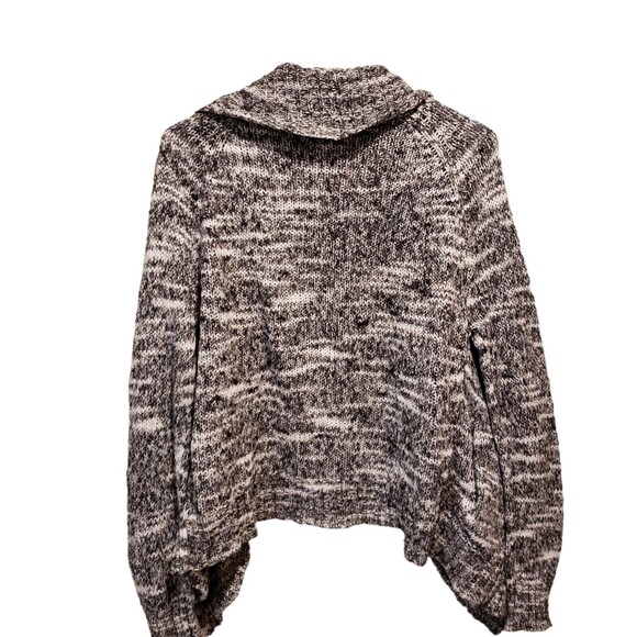 BDG Urban Outfitters Open Front Cardigan Marble Heathered Pocketed Women's M - Picture 3 of 8